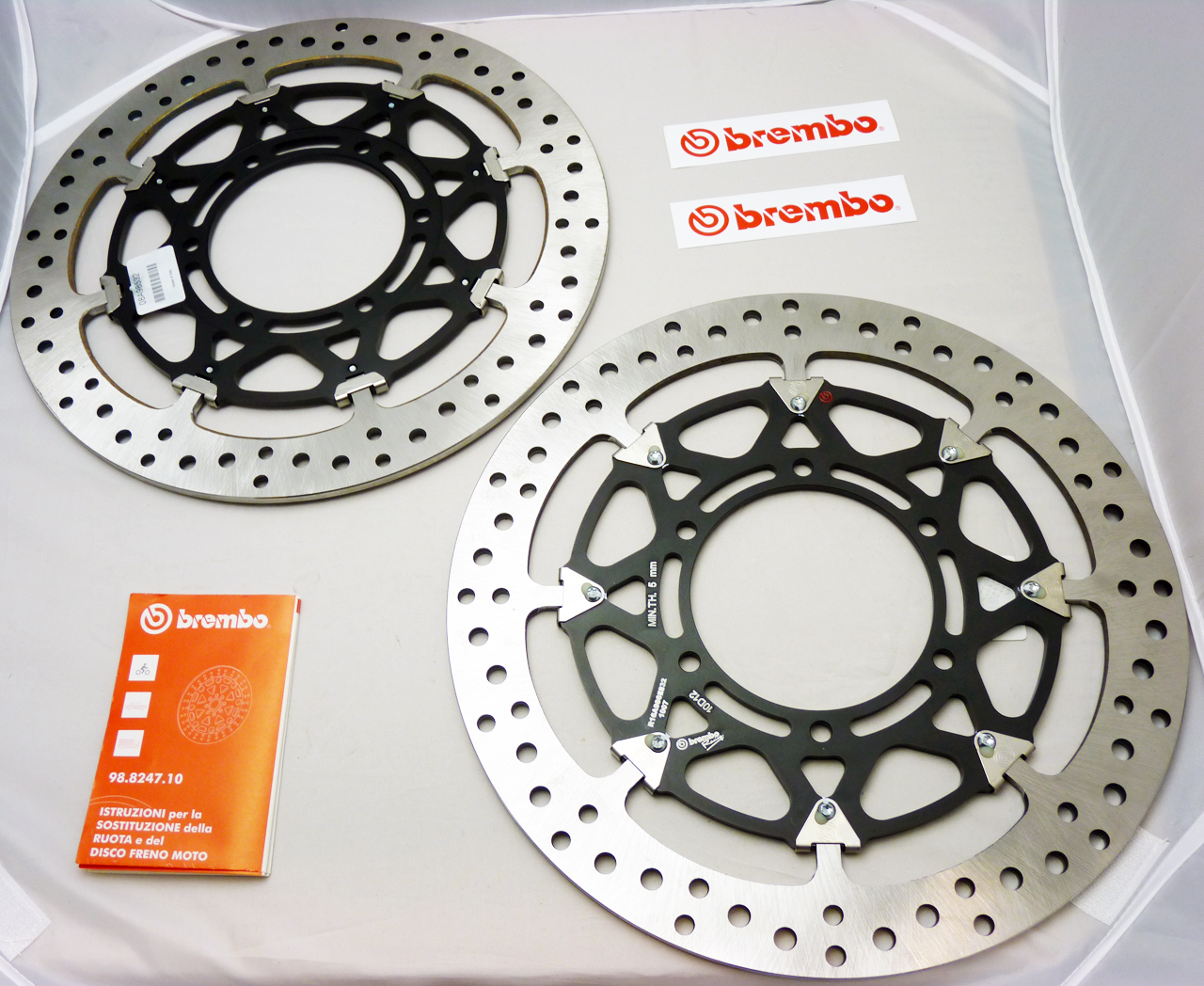 brembo（ブレンボ）フローティングディスク 左右セット HPK T-Drive Disc Kit DIA320 CBR 1000 RR SP2 正規代理店品