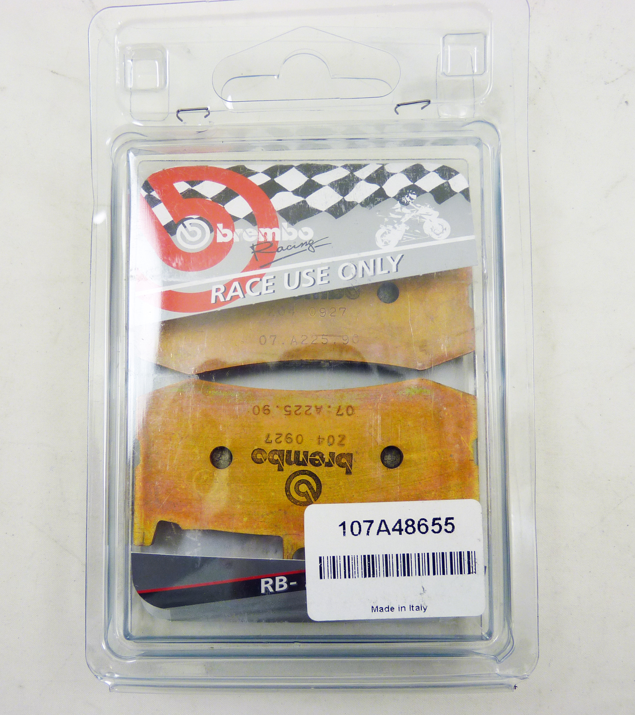 Brembo Racing Z04 Brake Pad Set - Z04 for Triumph D675 09+, Shape