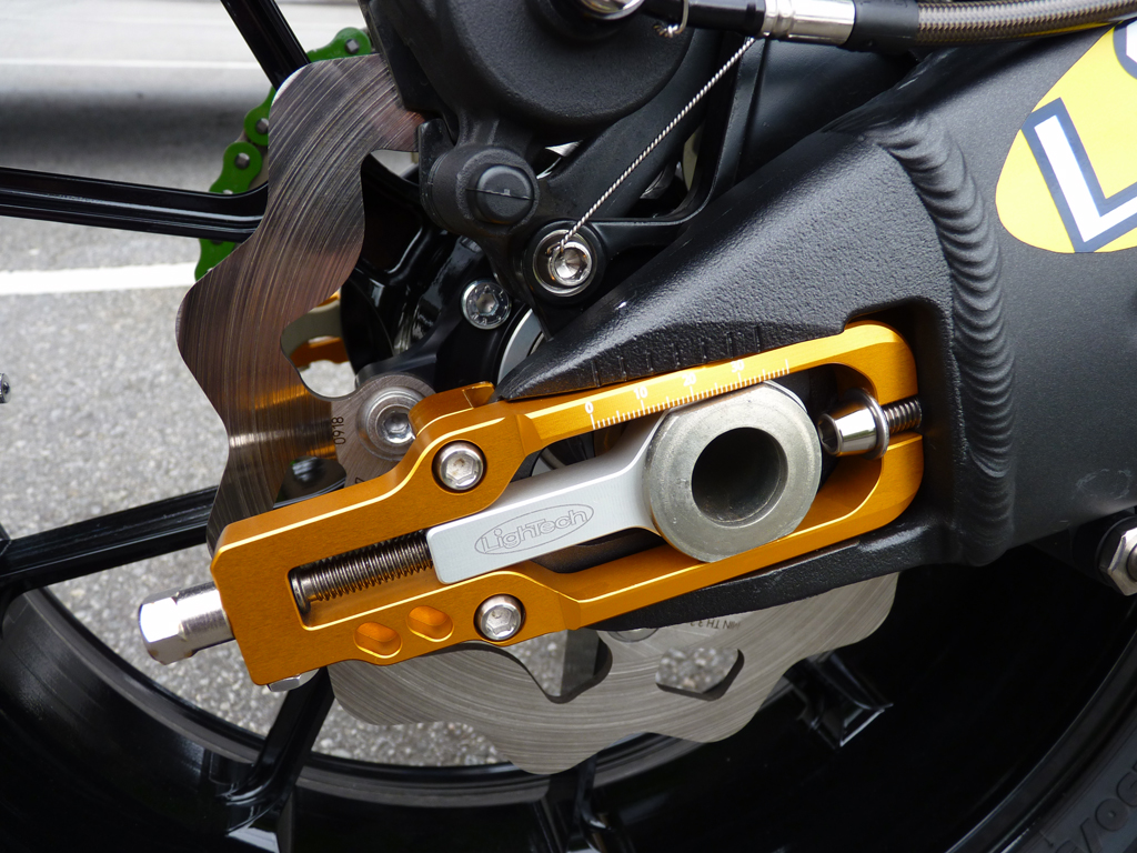 LighTech Billet Aluminum Chain Adjusters Kawasaki - TEZX607