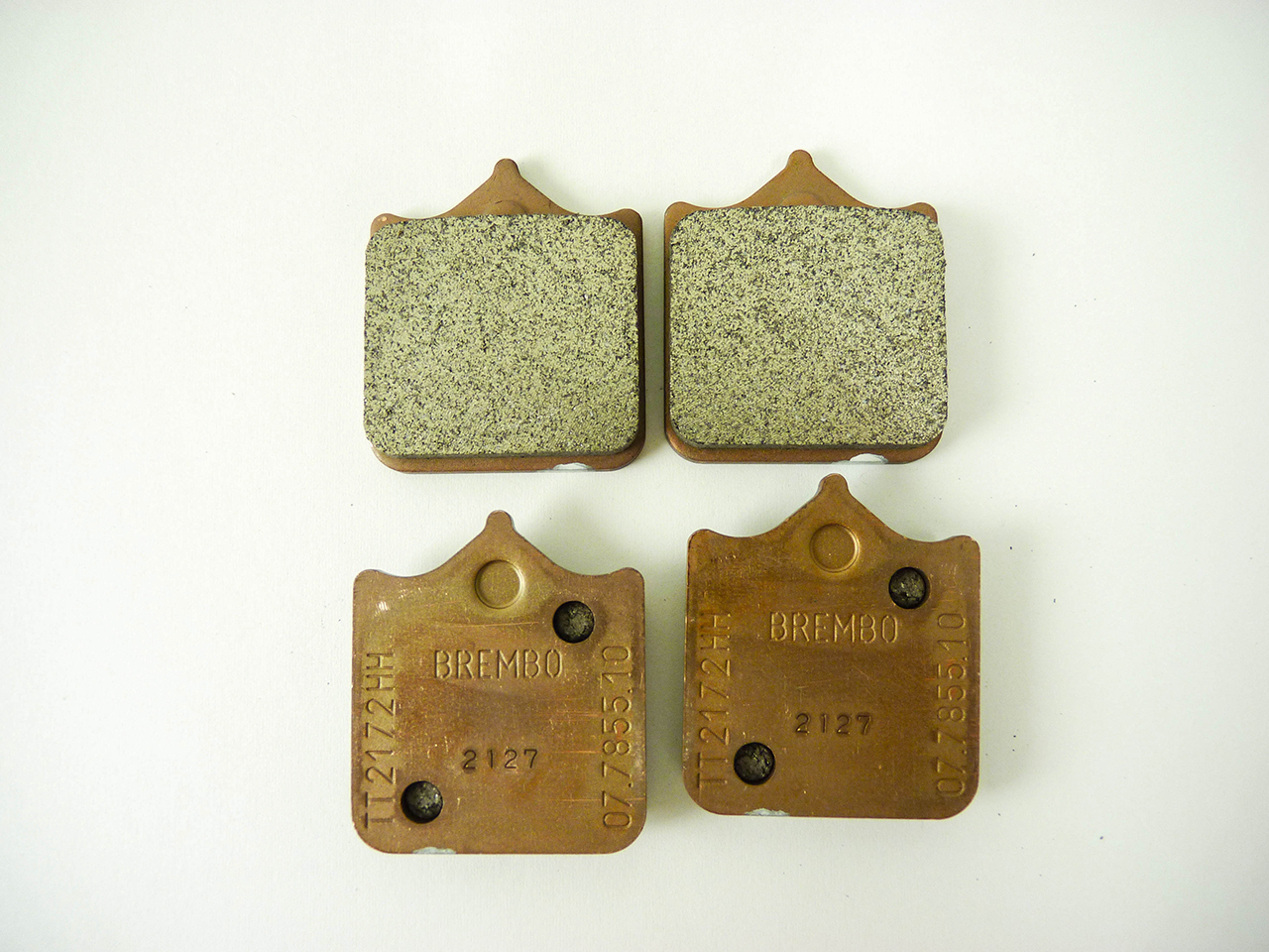 Brembo OE Brake Pad Set, TT 2172 HH, for 20.8343.xx Caliper, Shape