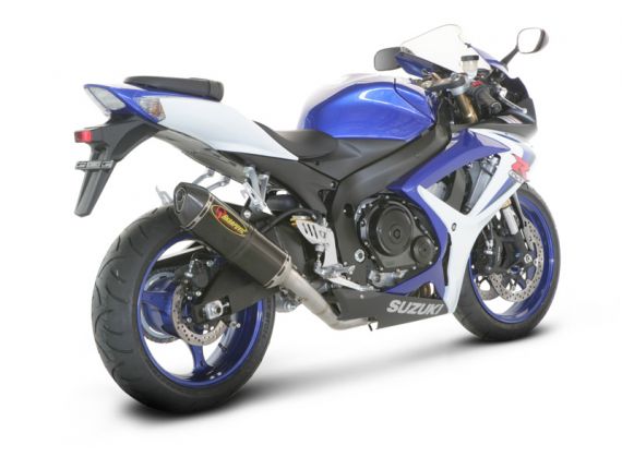 Akrapovic Slip-on Exhaust - Suzuki GSXR 600/750 2006-2007 (Carbon