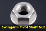 lightech swingarm pivot shaft nut